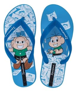 Chinelo Infantil Ipanema Turma da Monica - 26790 - Azul Wave/Azul Vento