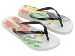 Chinelo Feminino Ipanema Orla - 27036 - Bege/Preto/Verde