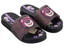 Chinelo Ipanema Disney Vibe - 27535 - Preto/Preto Glitter/Rosa