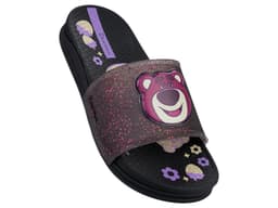 Chinelo Ipanema Disney Vibe - 27535 - Preto/Preto Glitter/Rosa