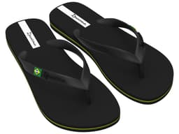 Chinelo Ipanema Brasil - 27045 - Preto/Preto/Branco