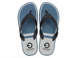 Chinelo Cartago Lugano - 12777 - Azul/Preto/Cinza