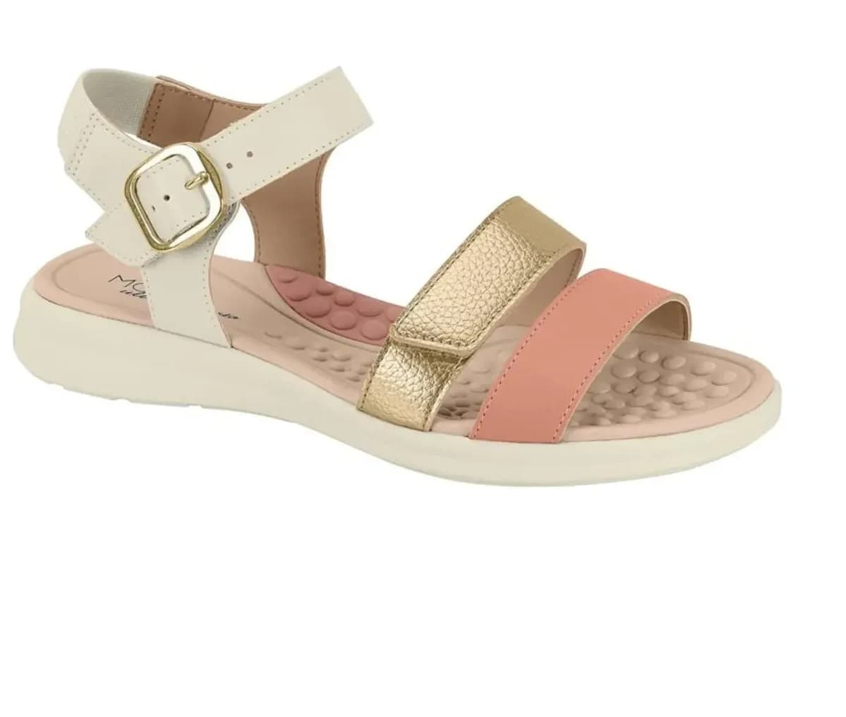 Off-white/Dourado/Pêssego
